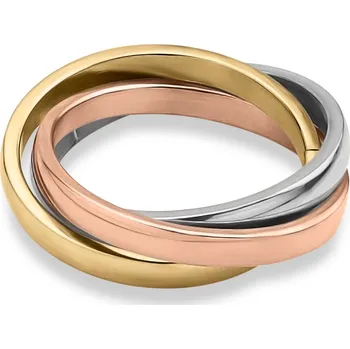 Prsten BRUNOshop.cz Trojitý prsten TŘÍBAREVNÝ Velikost: 5 (EU: 49 - 51)