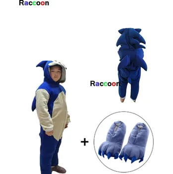 Karnevalový kostým Overal / kostým Ježek Sonic Variace: Kostým, Velikost: L/130