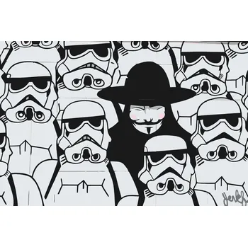 Malování podle čísel - Anonymous Velikost: 40x60cm, Rámování: Pouze srolované plátno