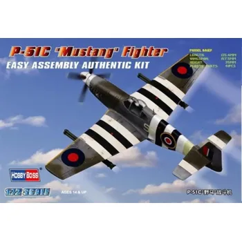 Plastikový model Hobbyboss Hobby Boss - North American P-51 Mustang, Model Kit 243, 1/72