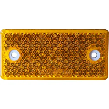 Příslušenství pro přívěs Odrazka oranžová 96x46 mm s otvory UP-60N