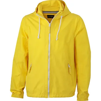 Pánská casual bunda Pánská bunda JAMES NICHOLSON JN1074 SUN YELLOW/WHITE XXXL