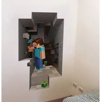 Samolepící dekorace Minecraft samolepka na zeď, vel. 79x44cm