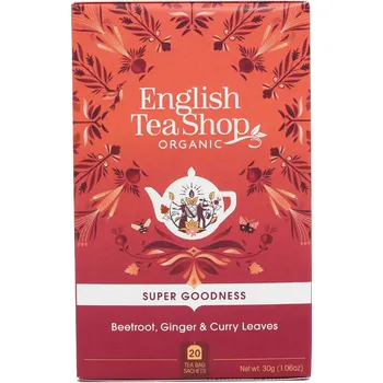 Čaj English Tea Shop Čaj červená řepa se zázvorem a kari Bio 20 ks