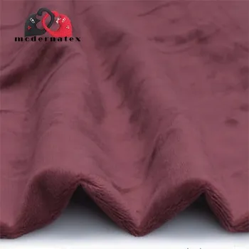 Minky mikroplyš jednobarevné, barva Bordo