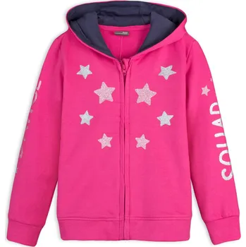 Dívčí mikina Dívčí mikina s kapucí LOSAN SQUAD tmavě růžová Velikost: 92