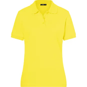 Dámské tričko Dámské triko s límečkem premium JAMES NICHOLSON JN071 YELLOW XL