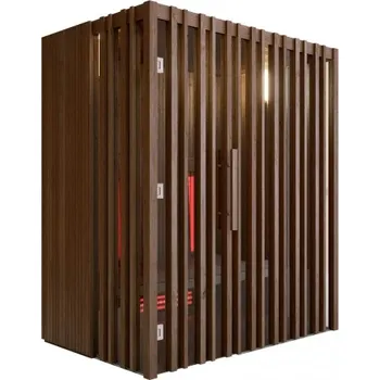 Infrasauna Infrasauna Auroom Irradia 100x120 dark thermowood olše + Doprava zdarma