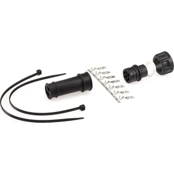 Příslušenství pro přívěs Zástrčka - bajonet WAS 7-pólový černý, 2 vývody