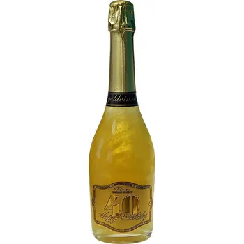 Perleťové šampaňské GHOST gold - Happy Birthday 40