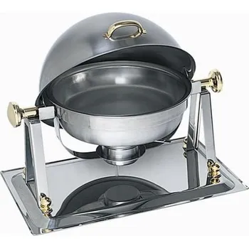 PGX 1460 351 Pozlacený chafing dish na hořlavou pastu 4 l