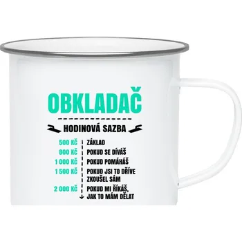 Plecháček Hodinová sazba - obkladač
