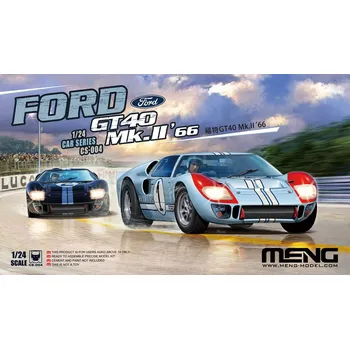 Plastikový model Recenze Meng Ford GT40 Mk.II 66 1:24