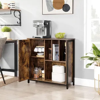 Komoda VASAGLE Úložná skříňka s přihrádkami na knihy 80 x 80 x 30 cm