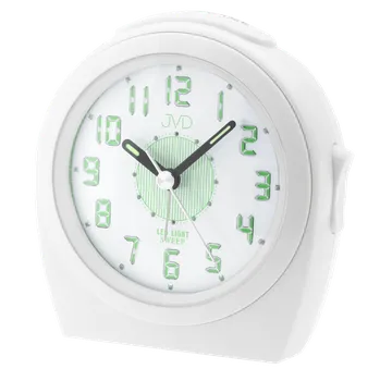 Budík Analogový budík JVD SRP910.13 s plynulým chodem