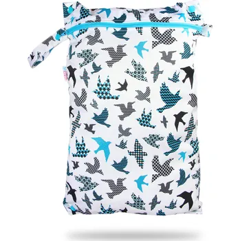 Pytel na pleny Petit Lulu s.r.o. Tyrkysoví ptáčci - pytel na pleny