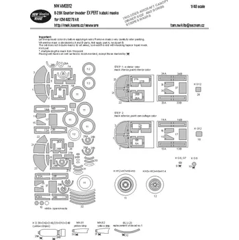 Plastikový model 1/48 Mask B-26K Counter Invader EXPERT (ICM)