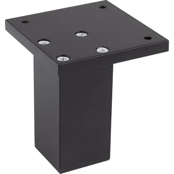 Nábytkové kování Strong Nábytková nožka hranatá bez rektifikace 38 x 80 černá