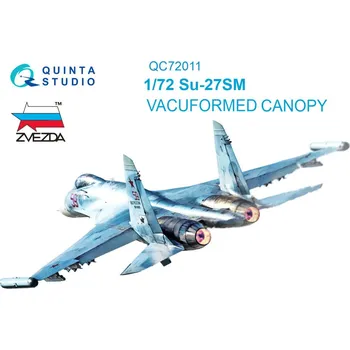 Plastikový model 1/72 Vacu canopy for Su-27SM (ZVE)