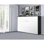 Nabytekmorava Sklápěcí postel VS1056, 200x120cm barva lamina: Antracit/bílé dveře, varianta dveří: matné