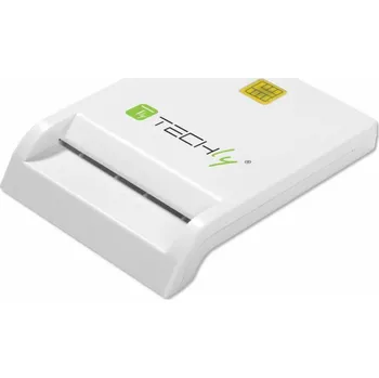Čtečka paměťových karet Techly Compact Smart Card Reader/Writer USB2.0 White I-CARD CAM-USB2TY čtečka čipových karet Vnitřní Bílá