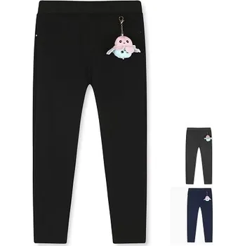 KUGO DÍVČÍ LEGÍNY ZATEPLENÉ "OCTOPUS" Barva: tmavě modrá, Velikost: 140