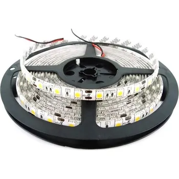 LED páska LURECOM LED ASN5050-60-5M - 5m dlouhý světelný LED pásek bez izolace, 72W, 3600lm, 300x SMD5050 Barva: Žlutá