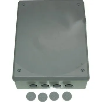QA 3 - Venkovní univerzální kryt pro řídící jednotky pohonů PROTECO a další zařízení, součástí i kabelové průchodky