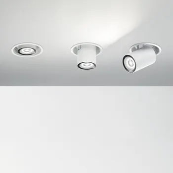 Bodové svítidlo Ideal Lux LED zápustné bodové svítidlo Nova, ø 10 cm, 3000k Barva: Bílá