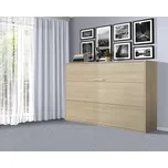 Nabytekmorava Sklápěcí postel VS1056, 200x120cm barva lamina: akát, varianta dveří: matné