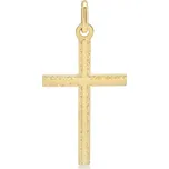 Lillian Vassago Zlatý přívěsek křížek LLV22-GP045Y