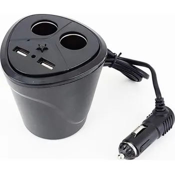 Zásuvkový box do auta, 2x 12V, 2x USB - Power One X4 Olesson 1670