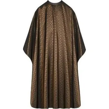 SIBEL Dots Brown Kadeřnická pláštěnka na barvení a stříhání vlasů - hnědá