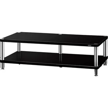 Televizní stolek Solidsteel HW-2L - černá lesk