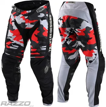 Moto kalhoty MX kalhoty TroyLeeDesigns GP Pant Formula Camo Black Rocket 2022 32