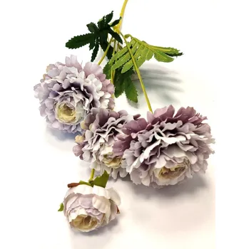 umělá květina Aksamitka lila