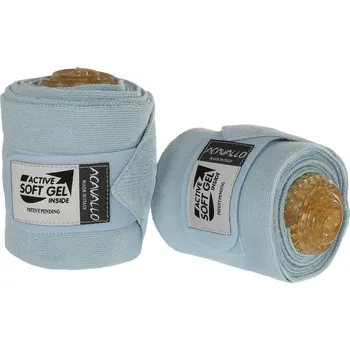 Ochrana nohy a ocasu ACAVALLO Bandáže Gel & Acrylic Acavallo, pár, light blue