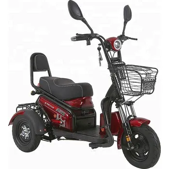 Elektrotříkolka Koloběžky1 Elektrotříkolka: M4-DUO (Červená)