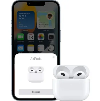 sluchátka Apple AirPods s iPhonem