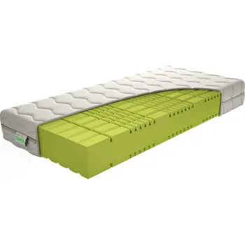 Matrace TEXPOL PREMIUM HARD - tvrdší matrace ze studené pěny s potahem Aloe Vera Silver 85 x 190 cm, snímatelný potah