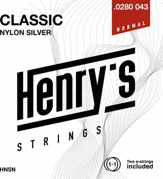 Struna pro kytaru a smyčcový nástroj Henry's Strings Classic Nylon Silver HNSN 0280 - 043