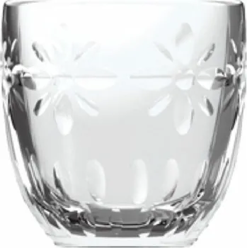 Sklenice Skleničky na espresso Troquet Fleurs, 100 ml (6 ks) La Rochére