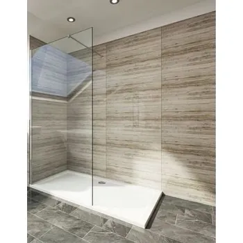 ROSS Walk-In Singl 80 sprchová zástěna 80x195 cm Lze instalovat na vaničku nebo přímo na podlahu