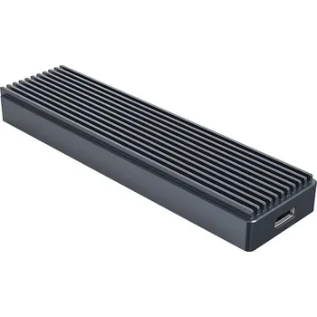 Náhradní kryt pro mobilní telefon Přepojka / rámeček ORICO pro Apple MacBook - USB-C na M.2 NVME - hlíníkový - šedý