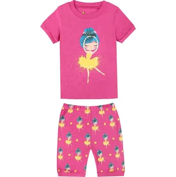 Čína Dětské holčičí pyžamo mix motivů Věk: 8T, Motiv: růžové balerína