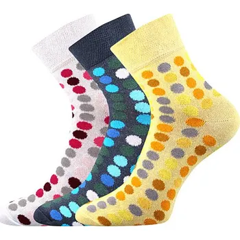 Pánské ponožky IVANA dámské barevné ponožky Boma - MIX 46 (Boma ponožky Ivana mix 46)