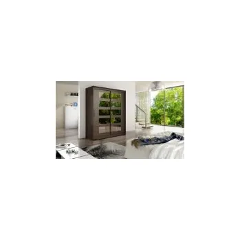 Šatní skříň FALCO Skříň Westa V čokoládová