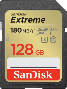 Paměťová karta SanDisk Extreme SDXC 128 GB Class 10 UHS-I U3 (SDSDXVA-128G-GNCIN)