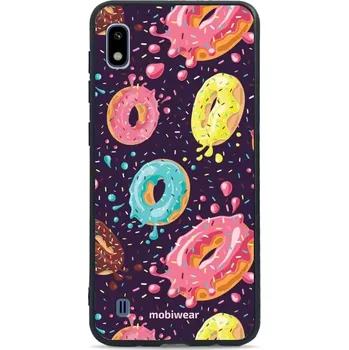 Pouzdro na mobilní telefon Lesklý kryt Mobiwear Glossy - Samsung Galaxy A10 - G046G - Donutky (Prémiové lesklé pouzdro, obal, kryt Mobiwear Glossy na mobil Samsung Galaxy A10 - G046G - Donutky, materiál Plast + TPU silikon - krytí po všech stranách, neošoupatelný potisk, tenké)