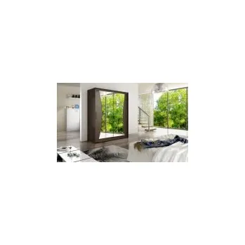 Šatní skříň FALCO Skříň Westa IX čokoládová